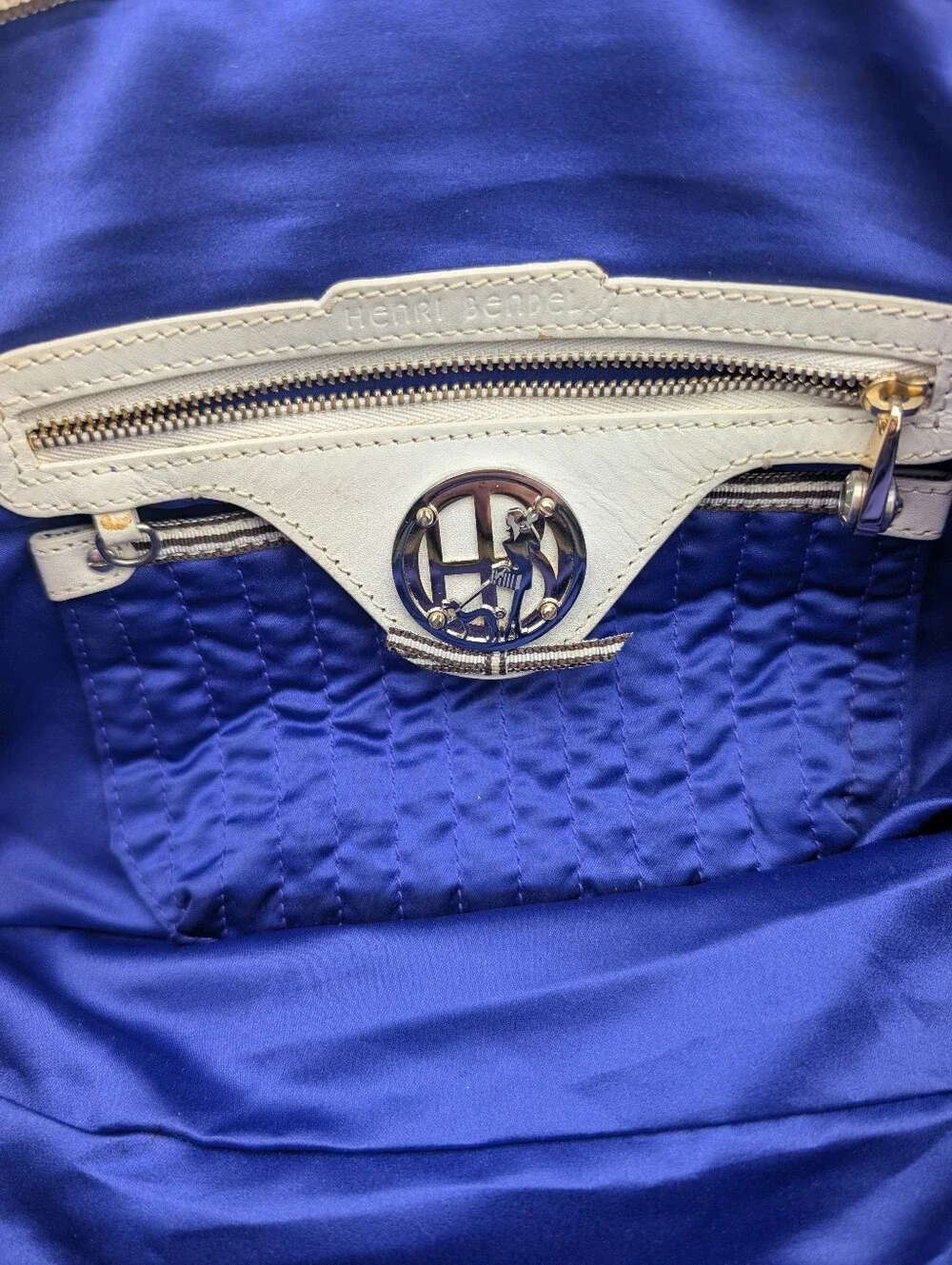 Henri Bendel A-List Exotic Snakeskin Python Embossed Leather Satchel Barrel Bag